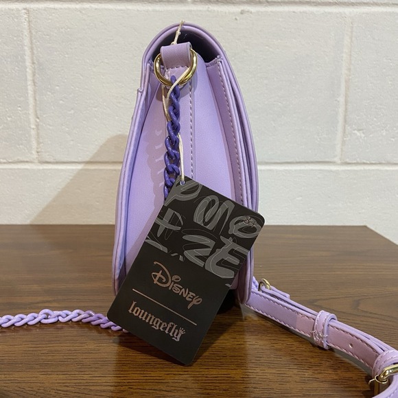 Loungefly Disney Hercules Muses Clouds Crossbody Bag 2022 Unisex Purple Vacation - Picture 4 of 16